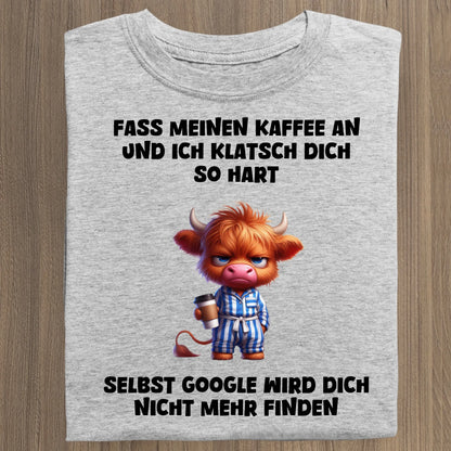 Fass meinen Kaffee an - Organic Women's Shirt (personalisierbar) Serena T-Shirt ST ST Heather-Grey
