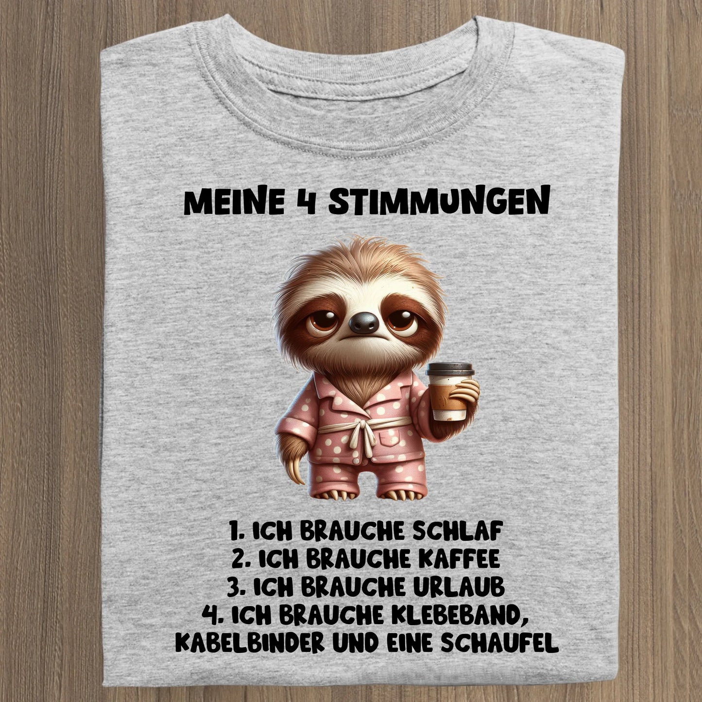 Meine 4 Stimmungen - Organic Women's Shirt (personalisierbar) Serena T-Shirt ST ST Heather-Grey