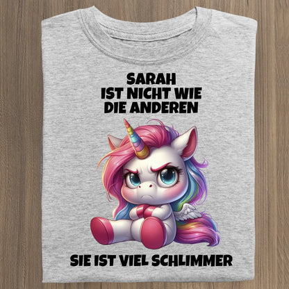 Nicht wie die anderen - Organic Women's Shirt (personalisierbar) Serena T-Shirt ST ST Heather-Grey