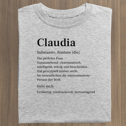 Definition - Organic Women's Shirt (personalisierbar) Serena T-Shirt ST ST Heather-Grey