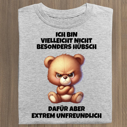 Nicht besonders hübsch - Organic Women's Shirt (personalisierbar) Serena T-Shirt ST ST Heather-Grey