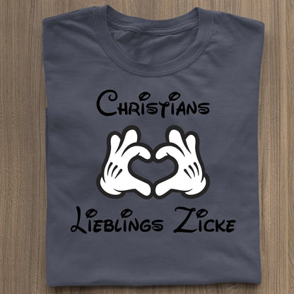 Lieblingszicke - Organic Women's Shirt (personalisierbar) Serena T-Shirt ST ST French-Navy