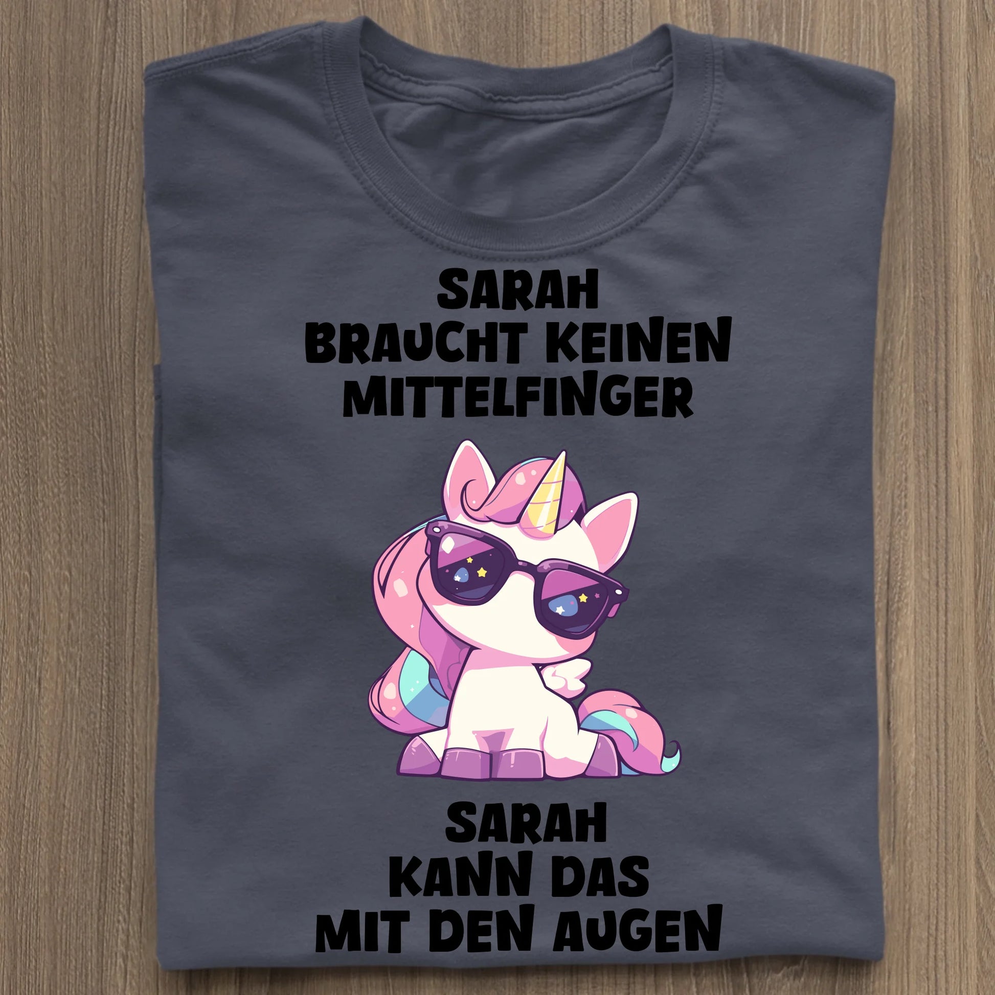 Keinen Mittelfinger - Organic Women's Shirt (personalisierbar) Serena T-Shirt ST ST French-Navy