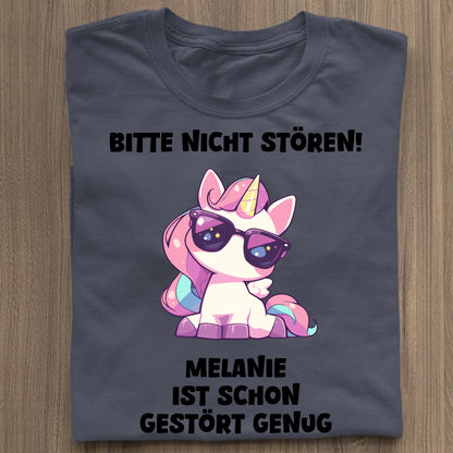 Gestört genug - Organic Women's Shirt (personalisierbar) Serena T-Shirt ST ST French-Navy