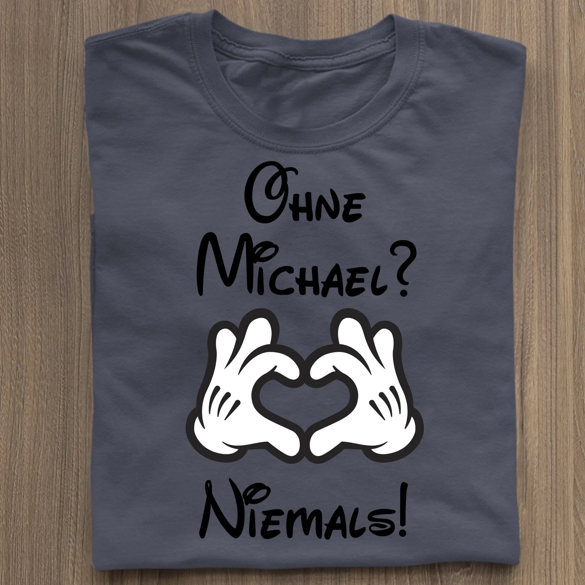 Niemals ohne dich - Organic Women's Shirt (personalisierbar) Serena T-Shirt ST ST French-Navy