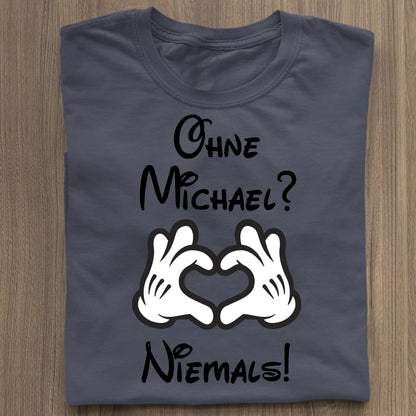 Niemals ohne dich - Organic Women's Shirt (personalisierbar) Serena T-Shirt ST ST French-Navy