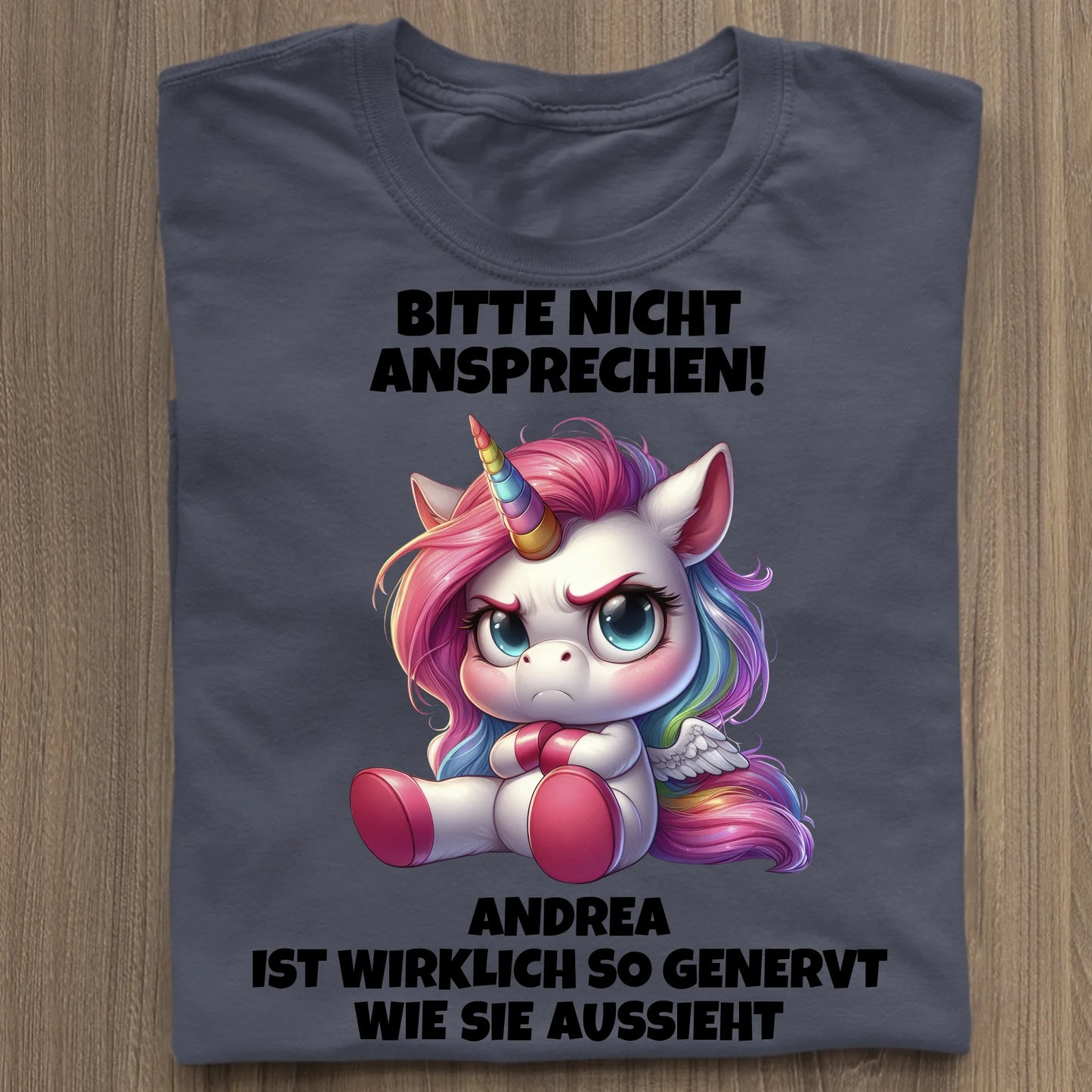 Nicht ansprechen! - Organic Women's Shirt (personalisierbar) Serena T-Shirt ST ST French-Navy