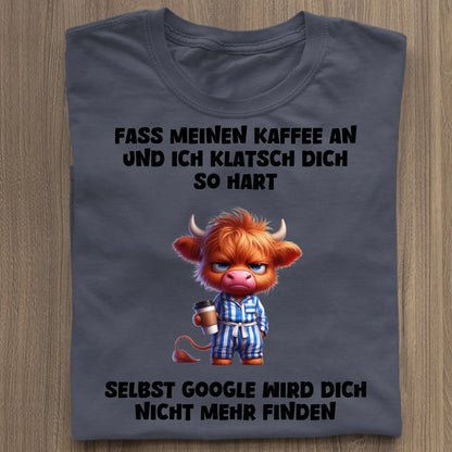 Fass meinen Kaffee an - Organic Women's Shirt (personalisierbar) Serena T-Shirt ST ST French-Navy