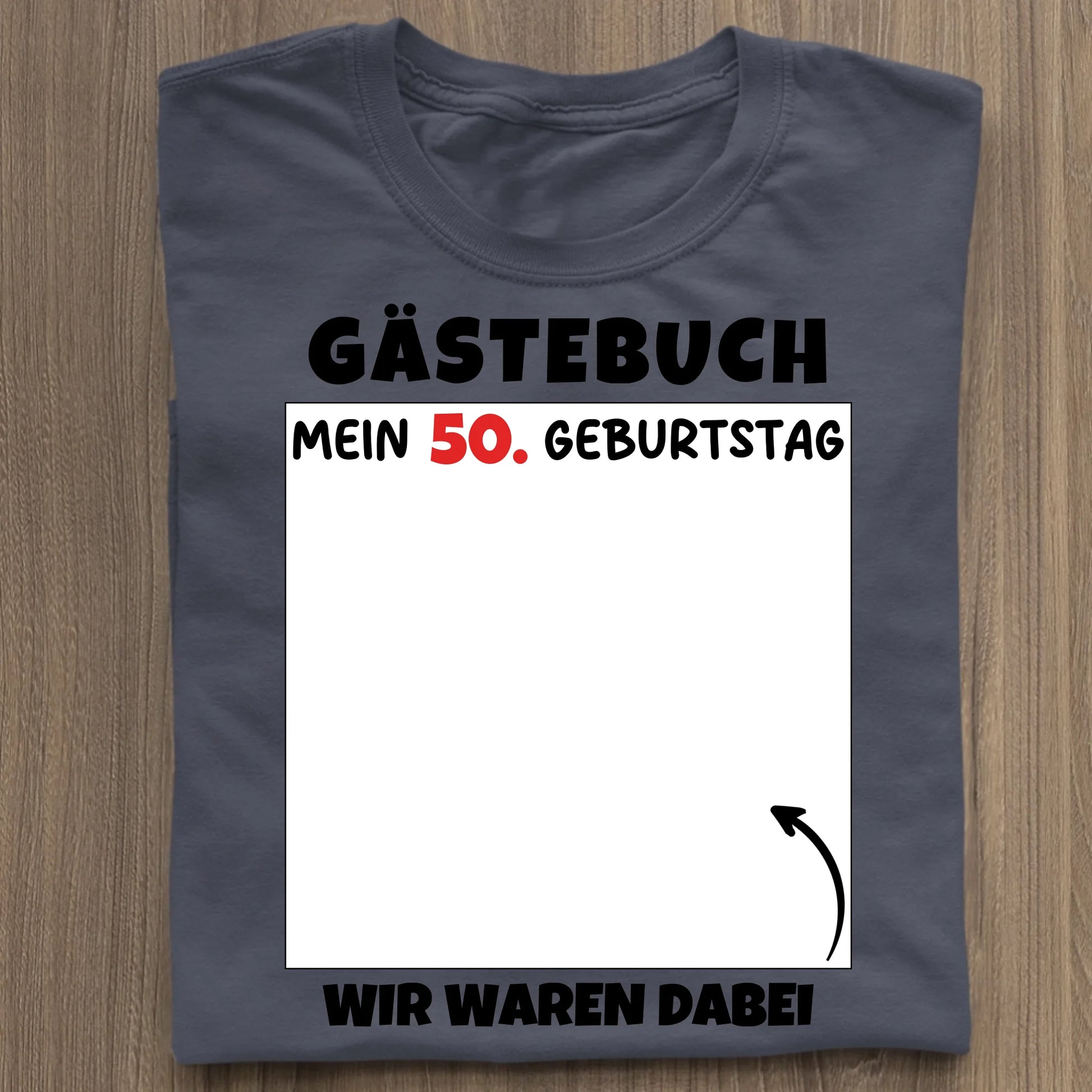 Gästebuch - Organic Women's Shirt (personalisierbar) Serena T-Shirt ST ST French-Navy