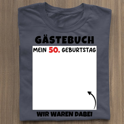 Gästebuch - Organic Women's Shirt (personalisierbar) Serena T-Shirt ST ST French-Navy