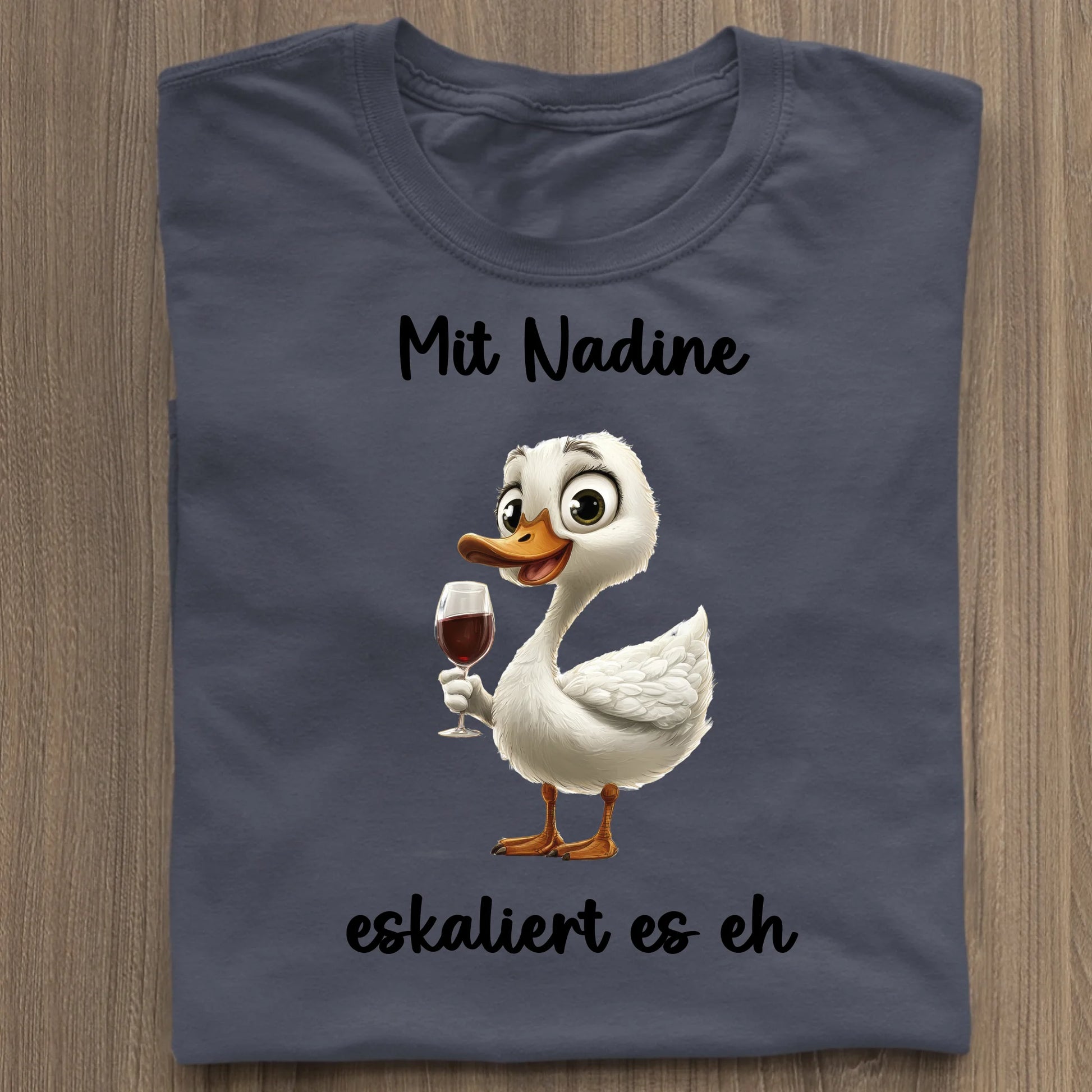 Es eskaliert eh - Organic Women's Shirt (personalisierbar) Serena T-Shirt ST ST French-Navy