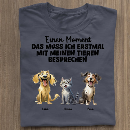Das muss ich erst besprechen - Organic Women's Shirt (personalisierbar) Serena T-Shirt ST ST French-Navy