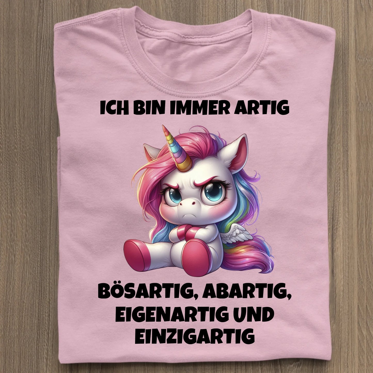Immer artig - Organic Women's Shirt (personalisierbar) Serena T-Shirt ST ST Cotton-Pink