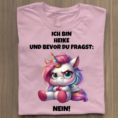 Nein - Organic Women's Shirt (personalisierbar) Serena T-Shirt ST ST Cotton-Pink
