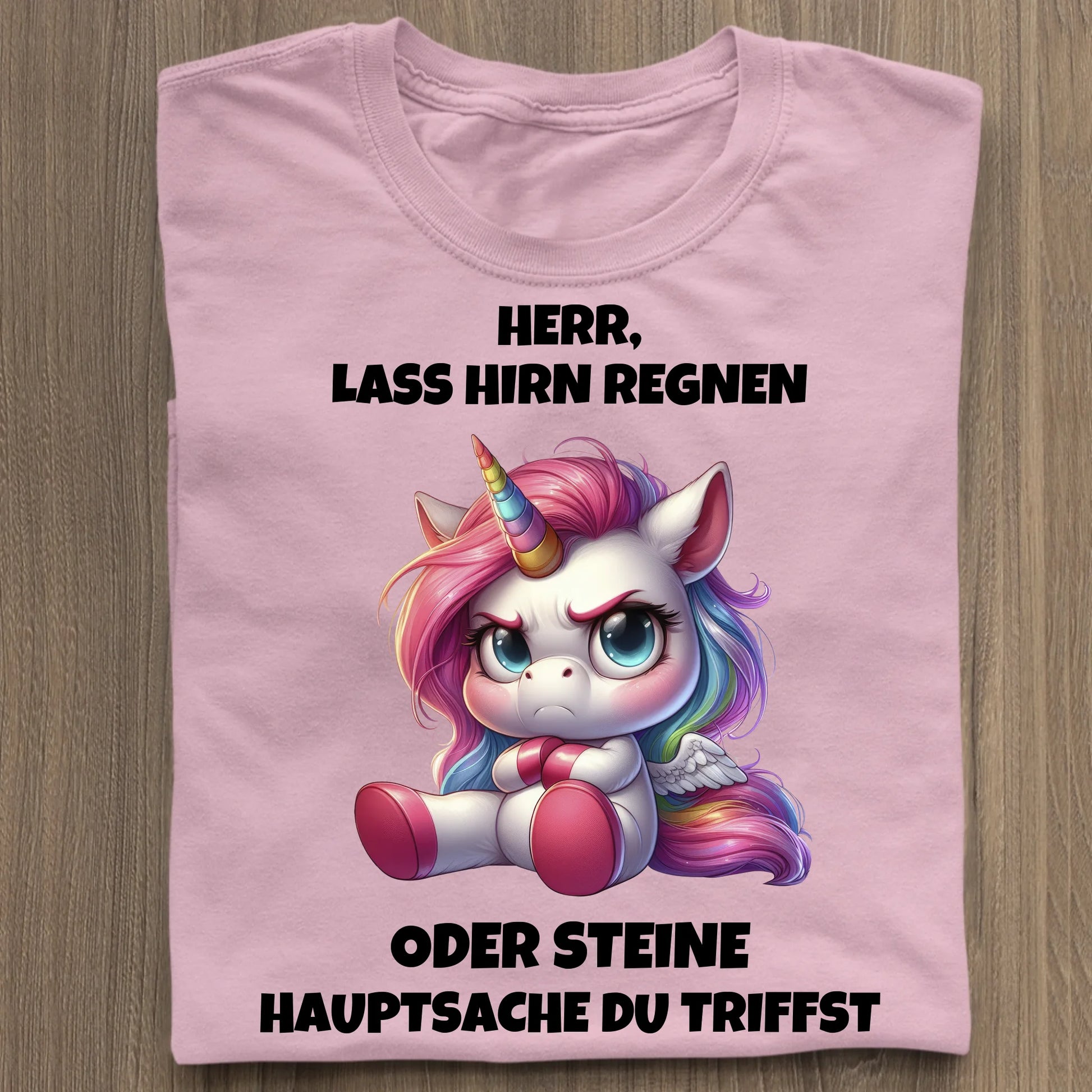 Lass Hirn regnen - Organic Women's Shirt (personalisierbar) Serena T-Shirt ST ST Cotton-Pink
