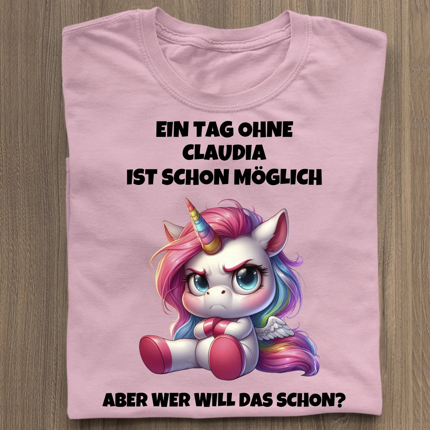 Wer will das schon? - Organic Women's Shirt (personalisierbar) Serena T-Shirt ST ST Cotton-Pink