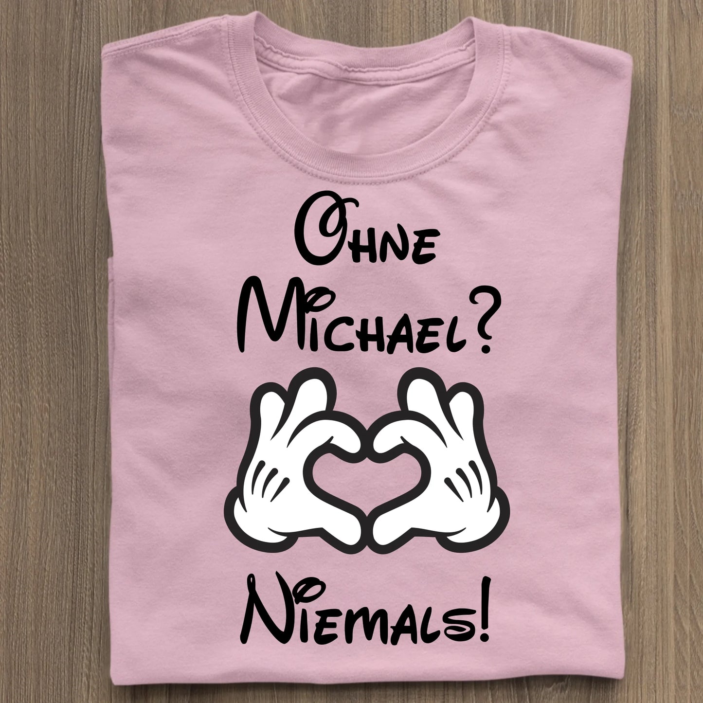 Niemals ohne dich - Organic Women's Shirt (personalisierbar) Serena T-Shirt ST ST Cotton-Pink
