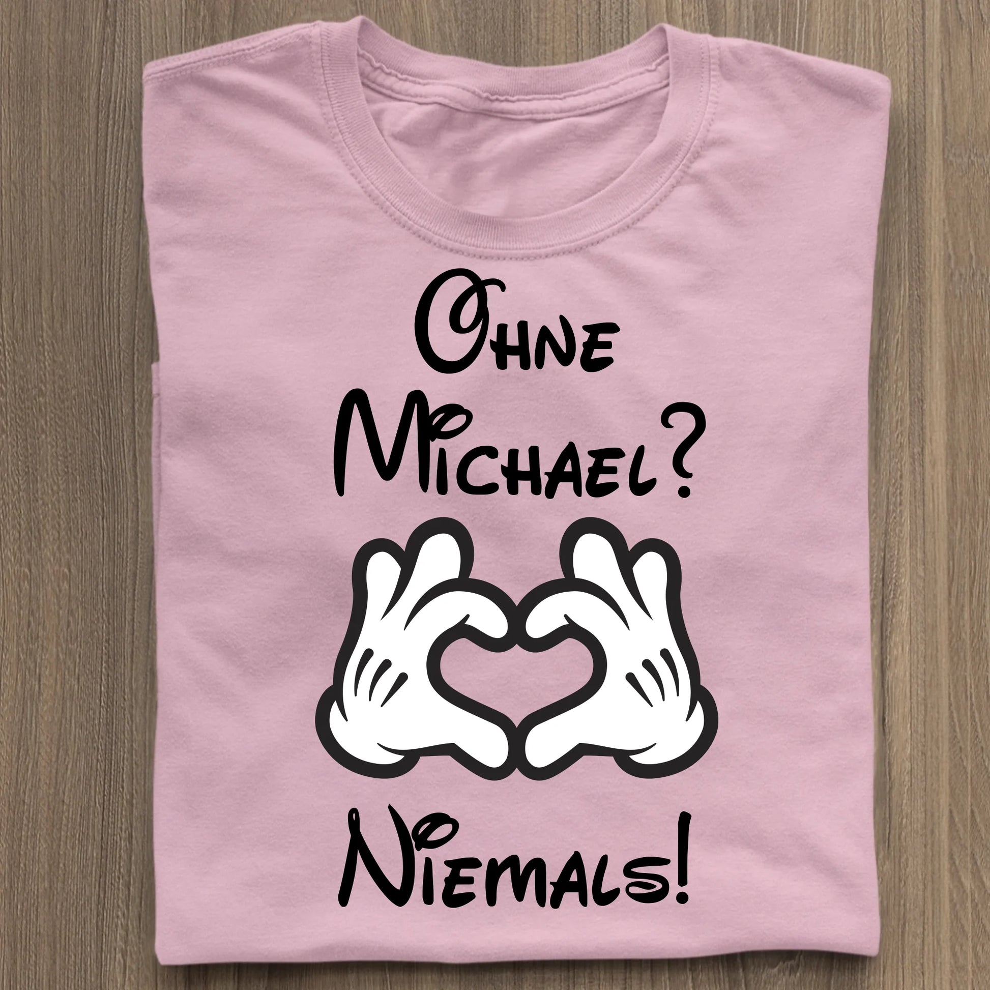 Niemals ohne dich - Organic Women's Shirt (personalisierbar) Serena T-Shirt ST ST Cotton-Pink