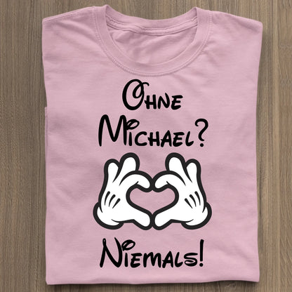 Niemals ohne dich - Organic Women's Shirt (personalisierbar) Serena T-Shirt ST ST Cotton-Pink