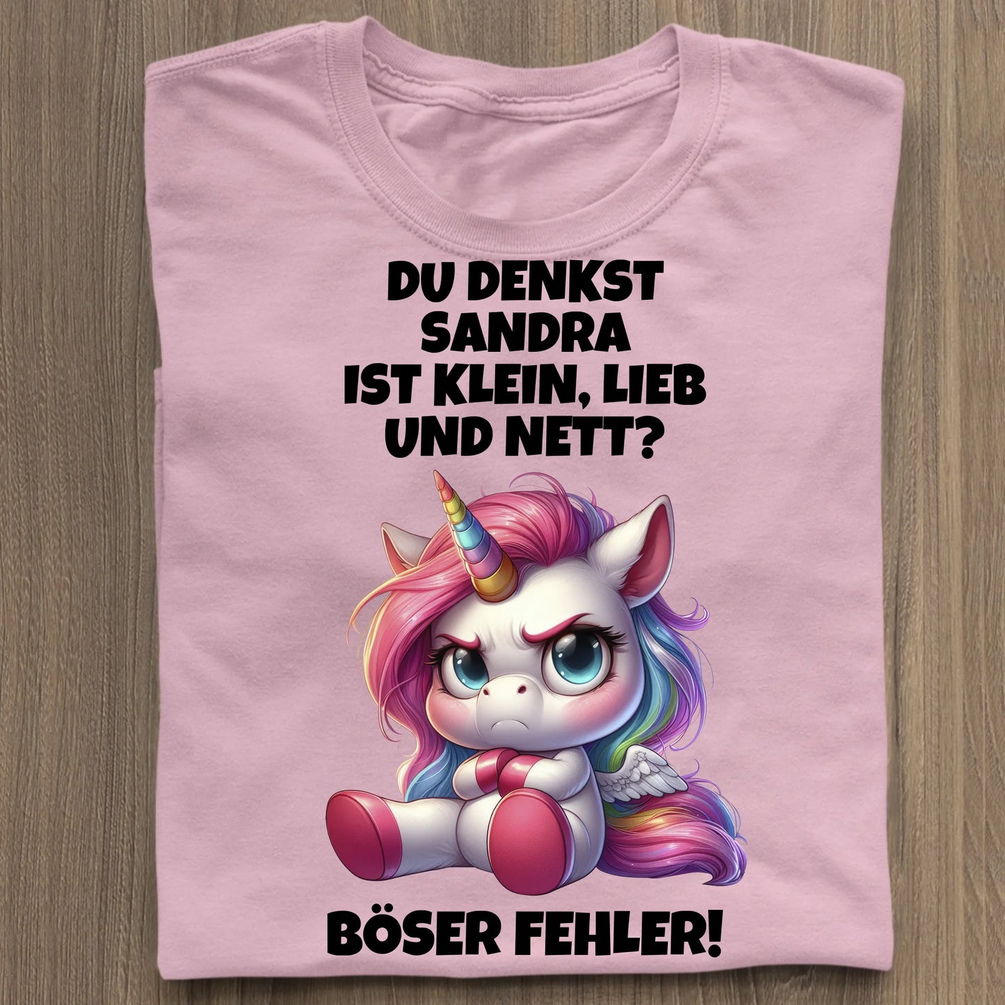 Klein, lieb und nett - Organic Women's Shirt (personalisierbar) Serena T-Shirt ST ST Cotton-Pink