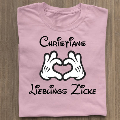Lieblingszicke - Organic Women's Shirt (personalisierbar) Serena T-Shirt ST ST Cotton-Pink