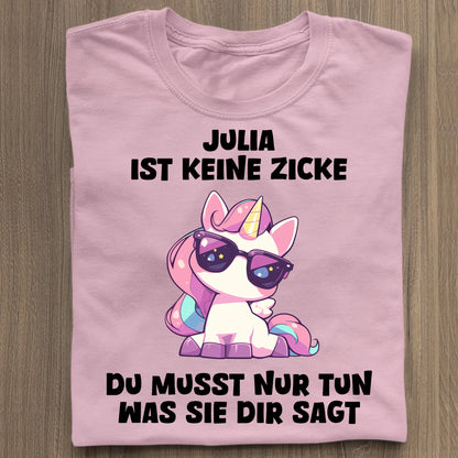 Keine Zicke - Organic Women's Shirt (personalisierbar) Serena T-Shirt ST ST Cotton-Pink