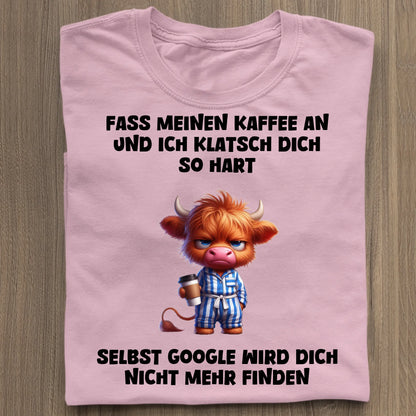 Fass meinen Kaffee an - Organic Women's Shirt (personalisierbar) Serena T-Shirt ST ST Cotton-Pink