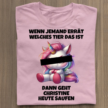 Wer errät das Tier? - Organic Women's Shirt (personalisierbar) Serena T-Shirt ST ST Cotton-Pink