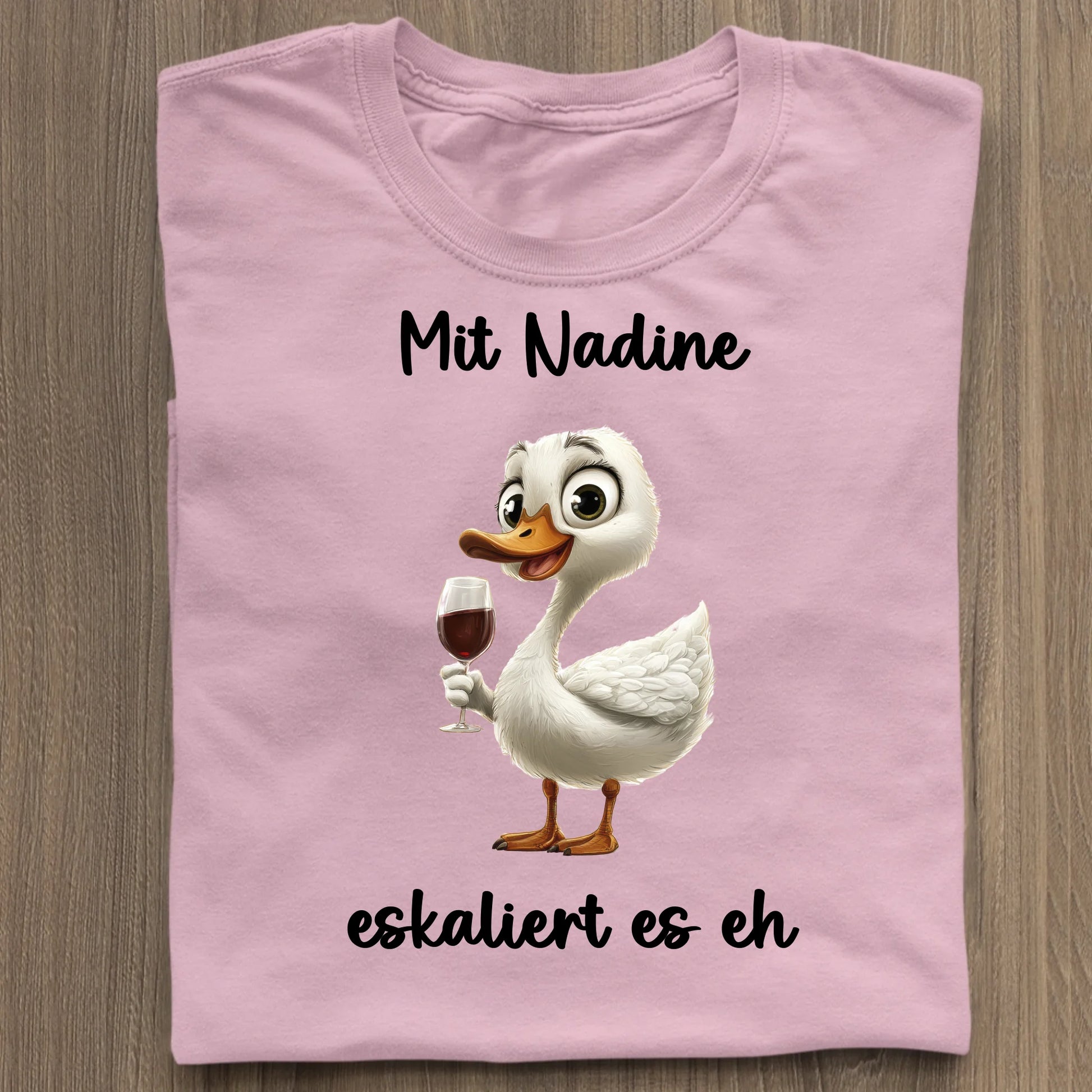 Es eskaliert eh - Organic Women's Shirt (personalisierbar) Serena T-Shirt ST ST Cotton-Pink