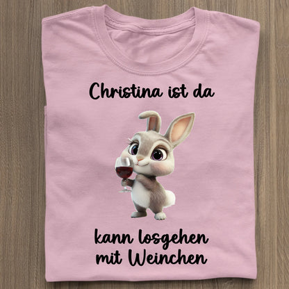 Kann losgehen - Organic Women's Shirt (personalisierbar) Serena T-Shirt ST ST Cotton-Pink