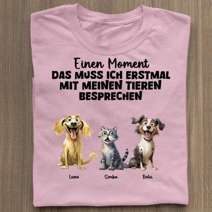 Das muss ich erst besprechen - Organic Women's Shirt (personalisierbar) Serena T-Shirt ST ST Cotton-Pink