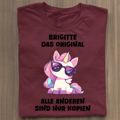 Das Original - Organic Women's Shirt (personalisierbar) Serena T-Shirt ST ST Burgundy