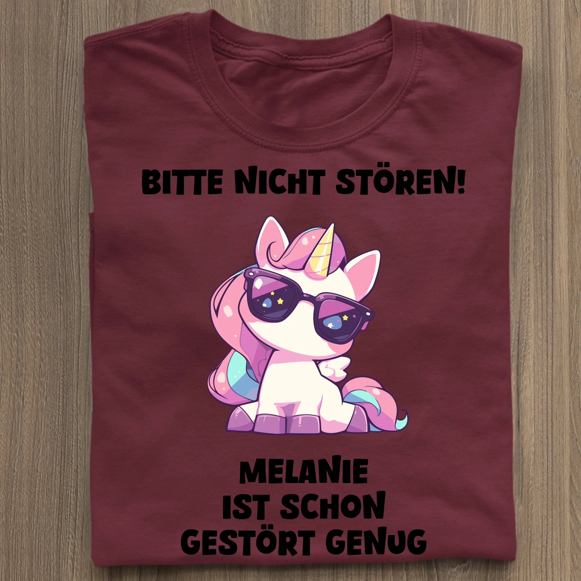 Gestört genug - Organic Women's Shirt (personalisierbar) Serena T-Shirt ST ST Burgundy
