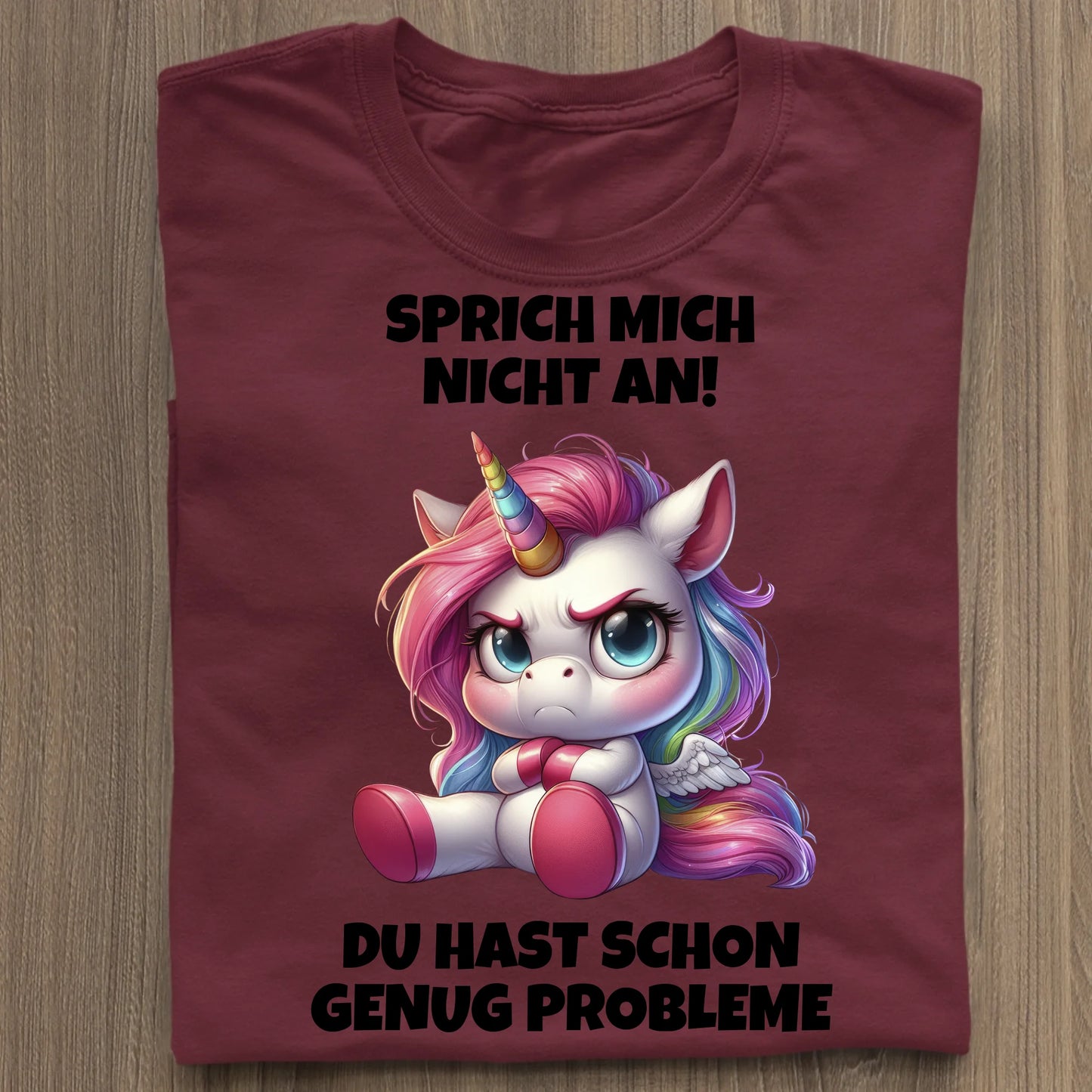 Sprich mich nicht an! - Organic Women's Shirt (personalisierbar) Serena T-Shirt ST ST Burgundy