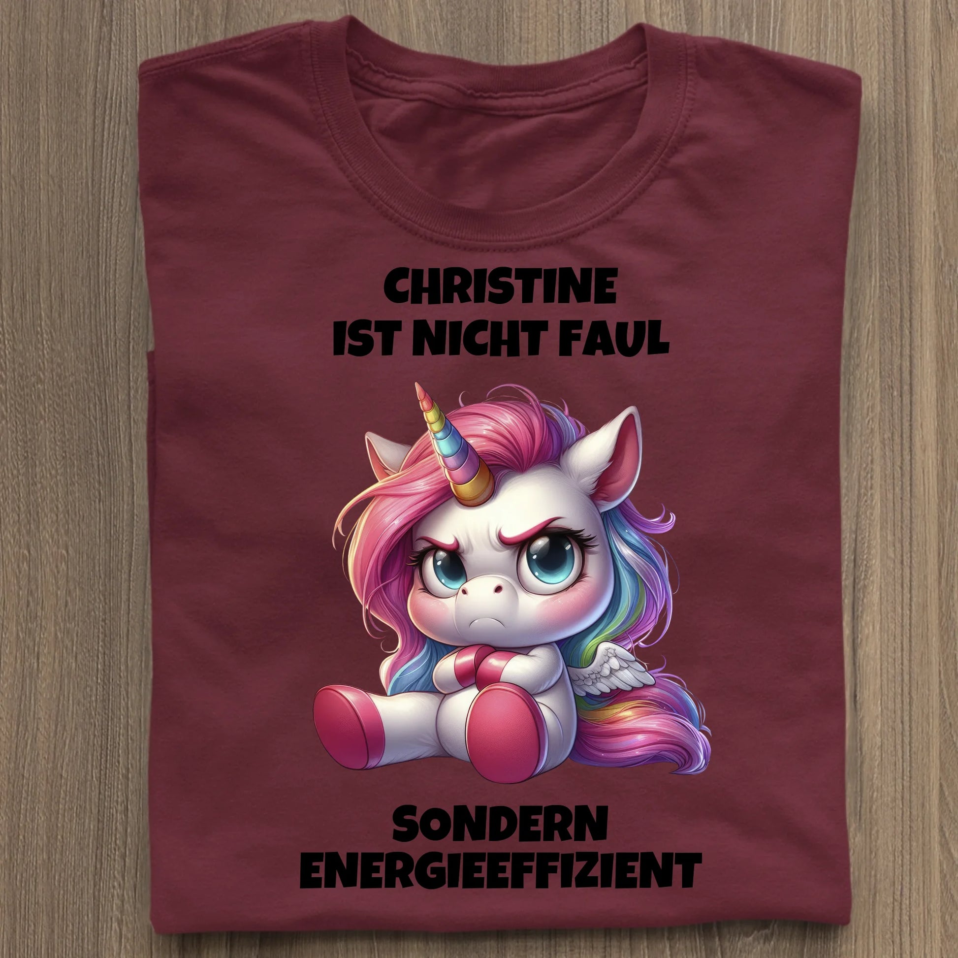 Energieeffizient - Organic Women's Shirt (personalisierbar) Serena T-Shirt ST ST Burgundy
