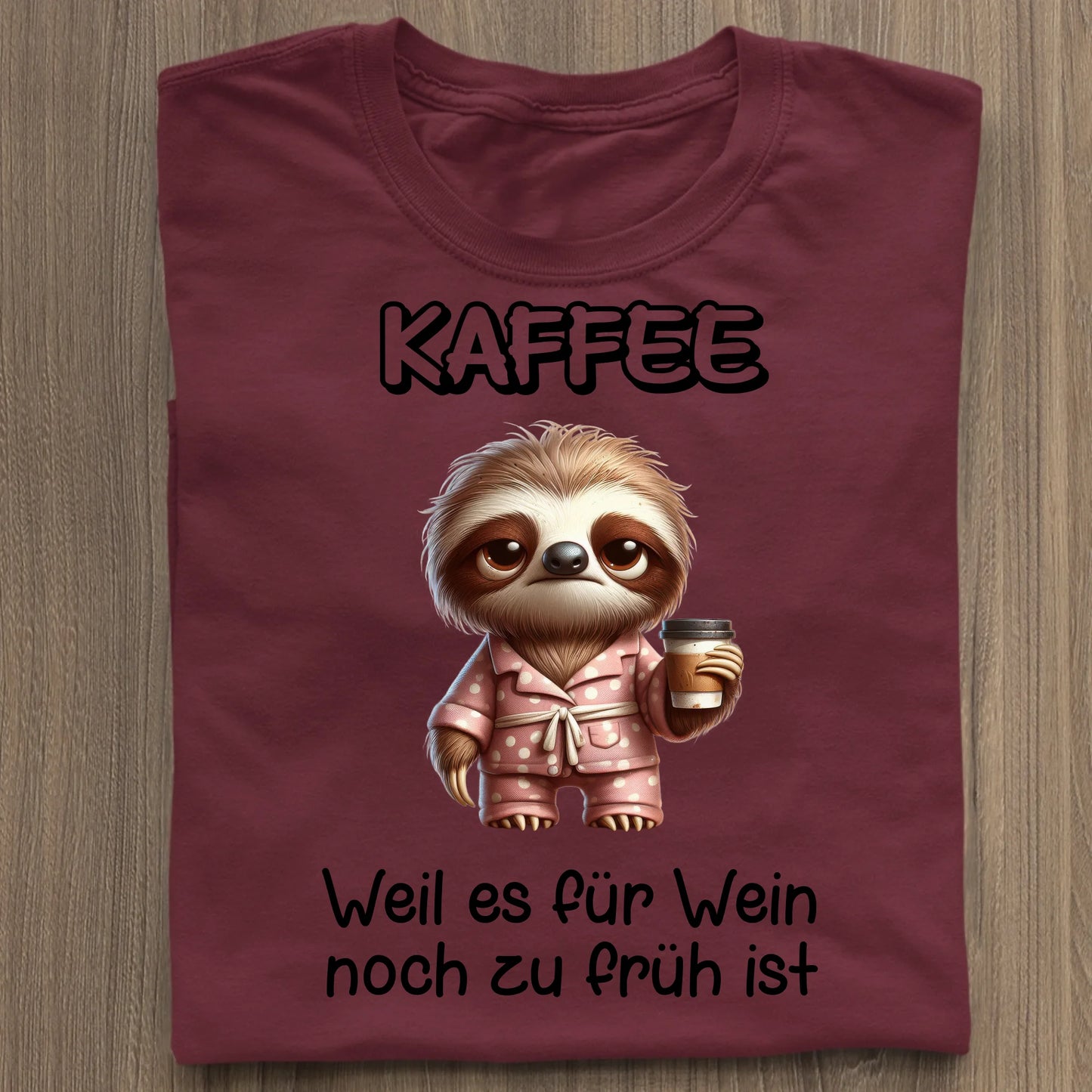 Zu früh für Wein - Organic Women's Shirt (personalisierbar) Serena T-Shirt ST ST Burgundy