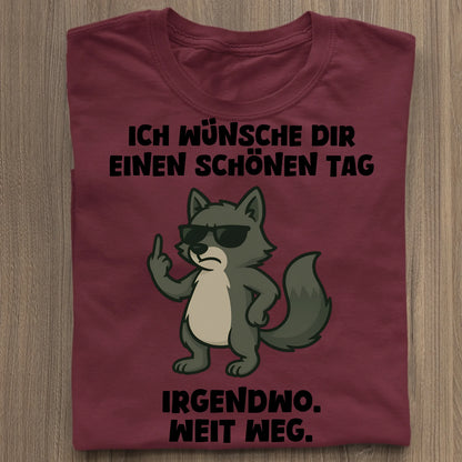 Einen schönen Tag - Organic Women's Shirt (personalisierbar) Serena T-Shirt ST ST Burgundy