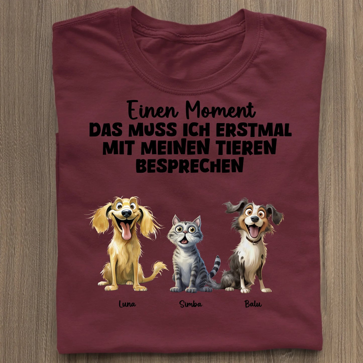 Das muss ich erst besprechen - Organic Women's Shirt (personalisierbar) Serena T-Shirt ST ST Burgundy