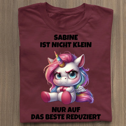 Nicht klein - Organic Women's Shirt (personalisierbar) Serena T-Shirt ST ST Burgundy