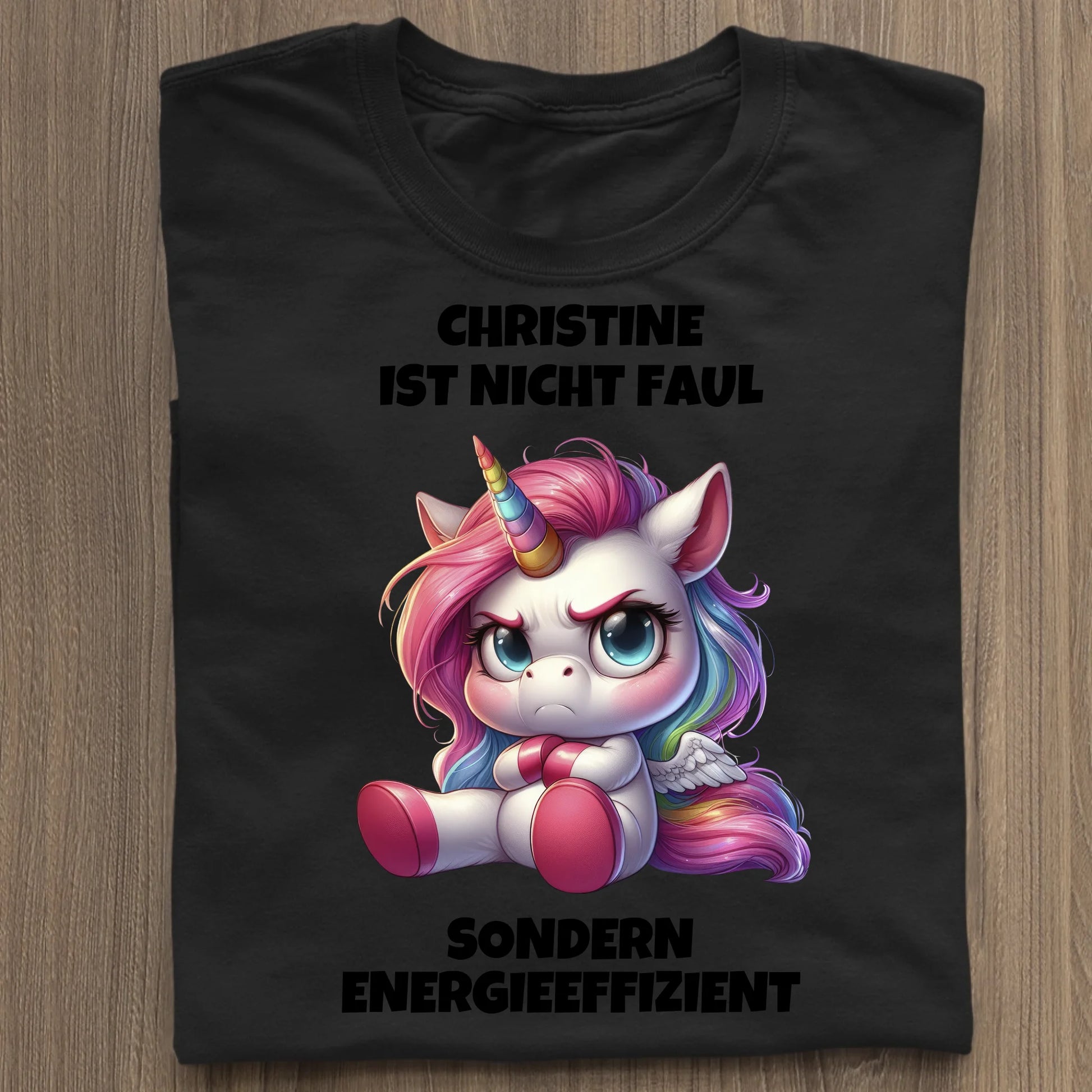 Energieeffizient - Organic Women's Shirt (personalisierbar) Serena T-Shirt ST ST Black