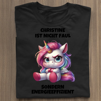 Energieeffizient - Organic Women's Shirt (personalisierbar) Serena T-Shirt ST ST Black