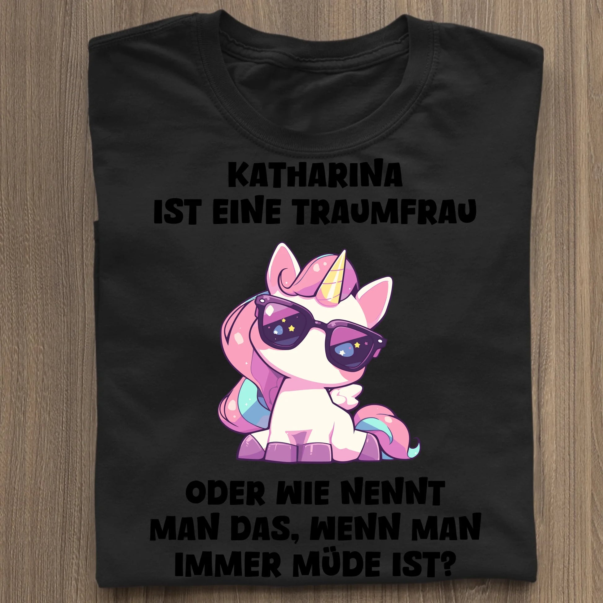 Traumfrau - Organic Women's Shirt (personalisierbar) Serena T-Shirt ST ST Black