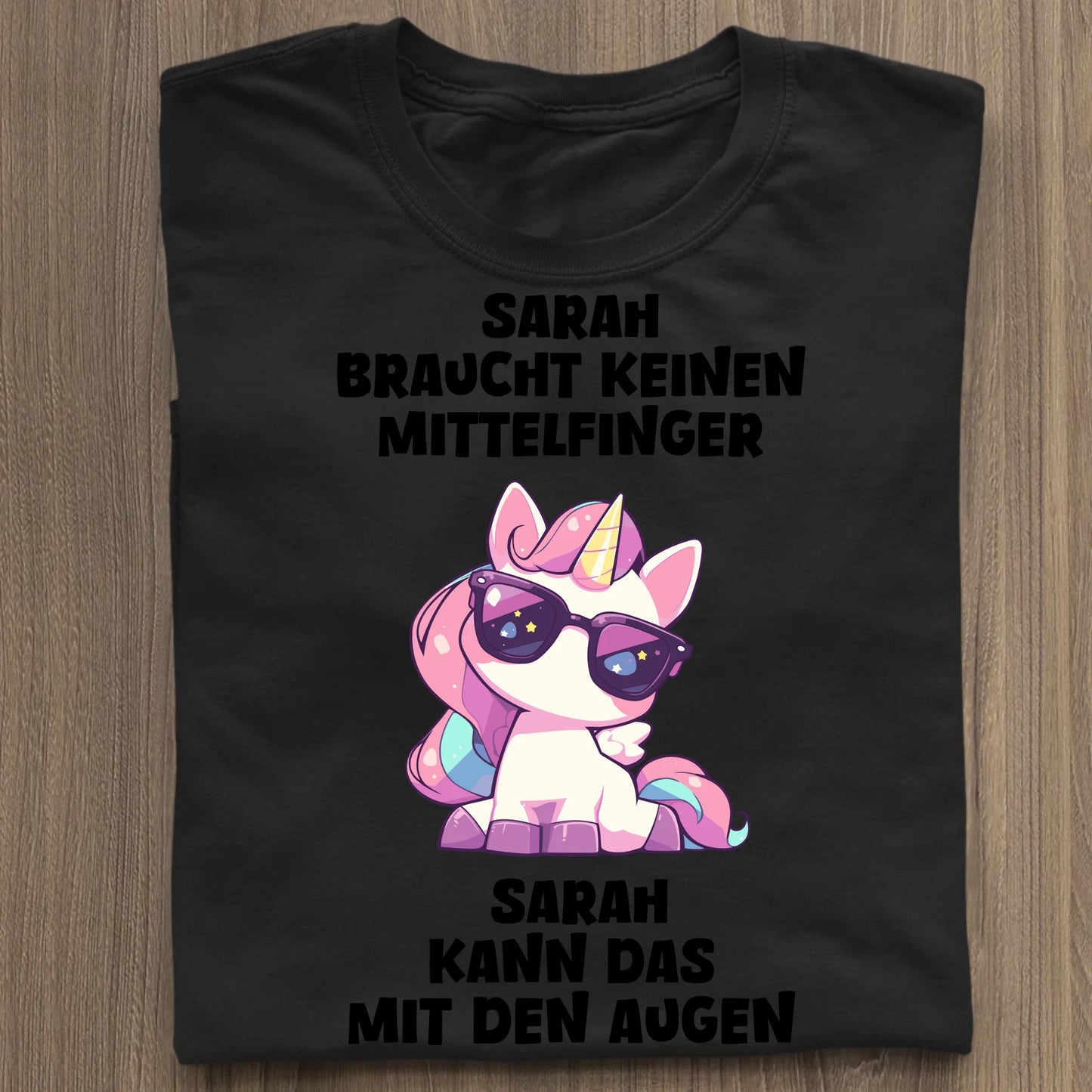 Keinen Mittelfinger - Organic Women's Shirt (personalisierbar) Serena T-Shirt ST ST Black