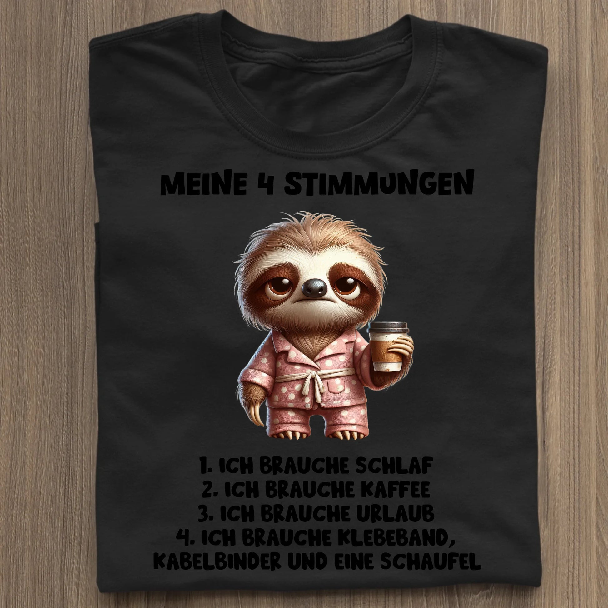 Meine 4 Stimmungen - Organic Women's Shirt (personalisierbar) Serena T-Shirt ST ST Black