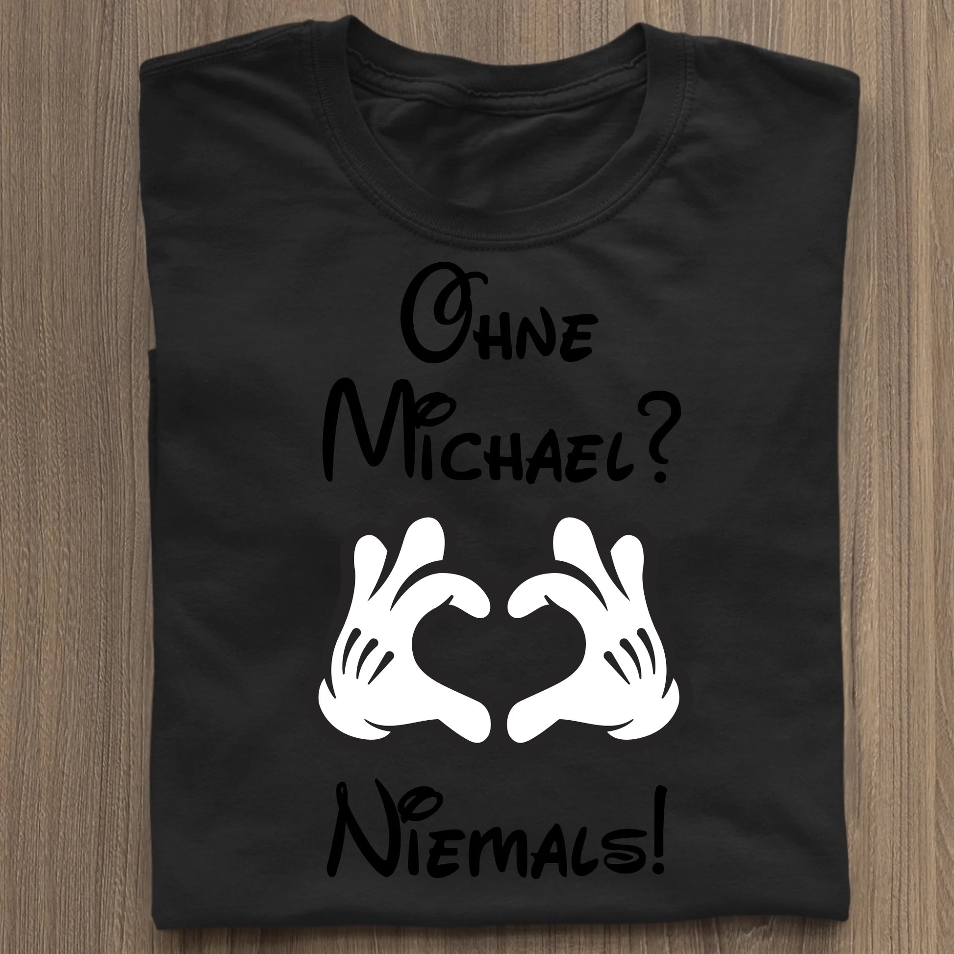 Niemals ohne dich - Organic Women's Shirt (personalisierbar) Serena T-Shirt ST ST Black