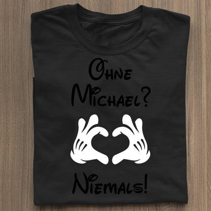 Niemals ohne dich - Organic Women's Shirt (personalisierbar) Serena T-Shirt ST ST Black