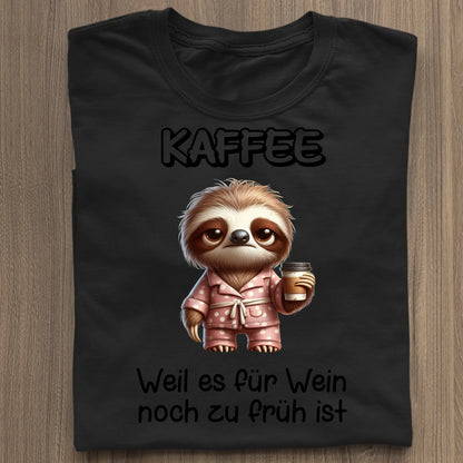 Zu früh für Wein - Organic Women's Shirt (personalisierbar) Serena T-Shirt ST ST Black