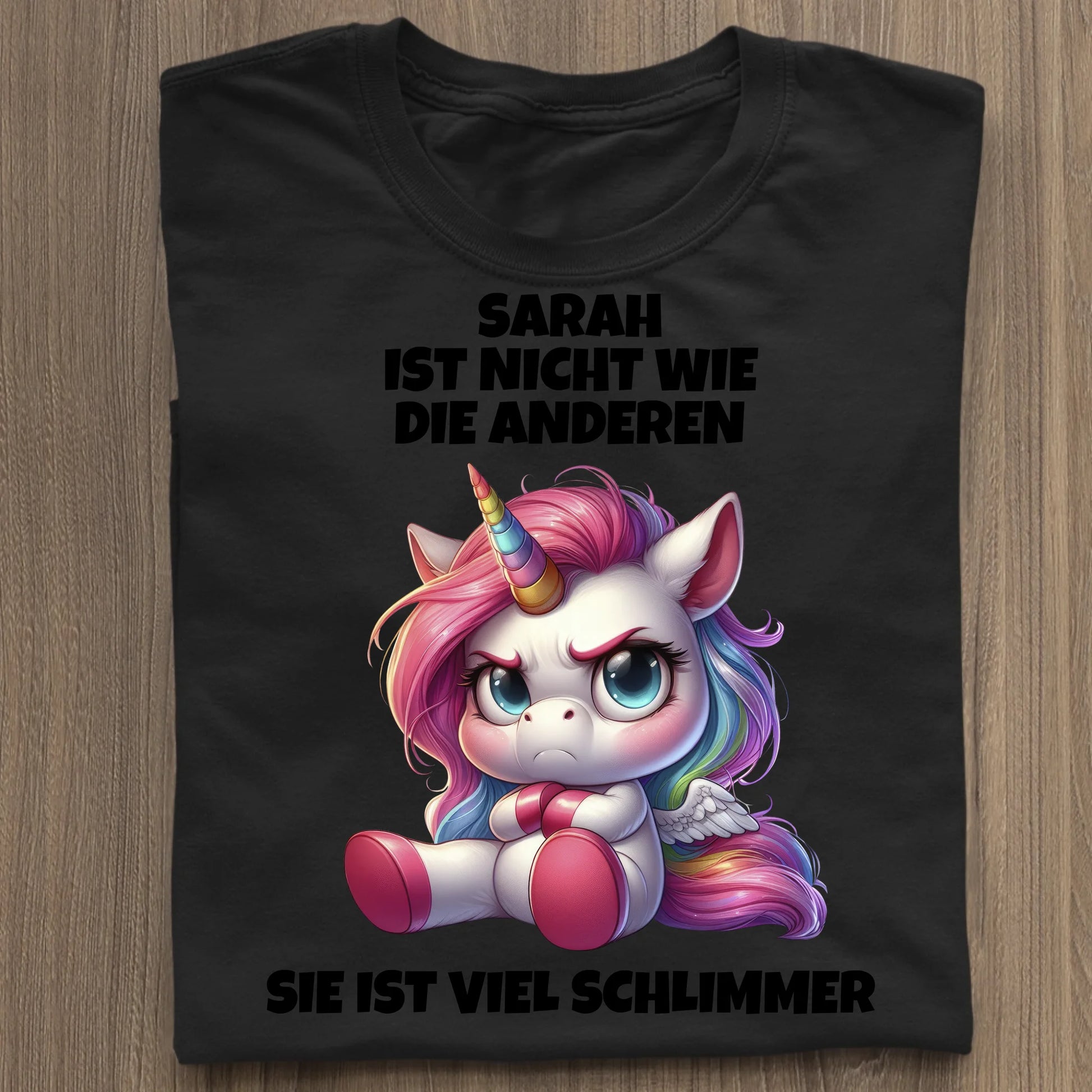 Nicht wie die anderen - Organic Women's Shirt (personalisierbar) Serena T-Shirt ST ST Black