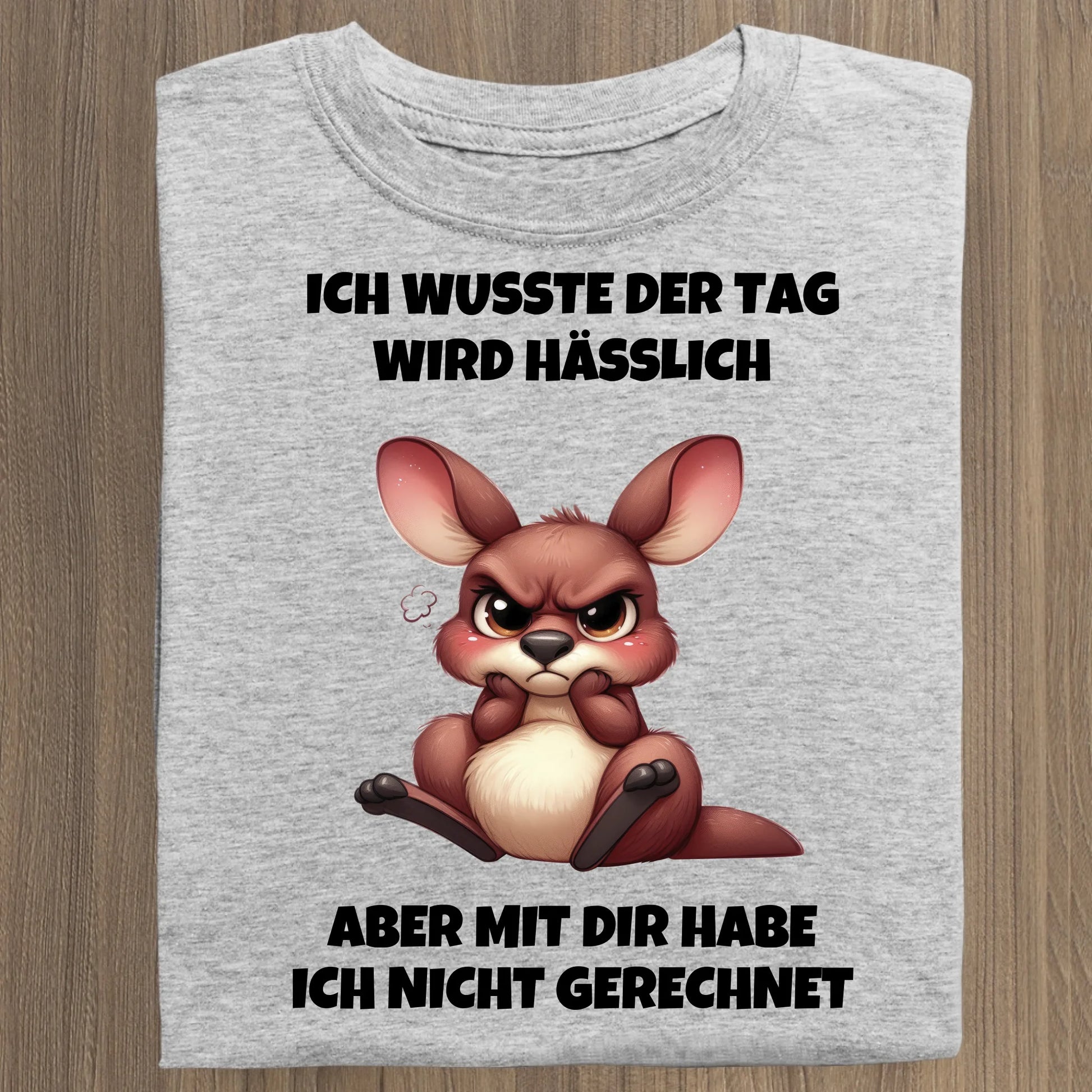 Der Tag wird hässlich - Organic Women's Shirt (personalisierbar) Serena T-Shirt ST ST Heather-Grey