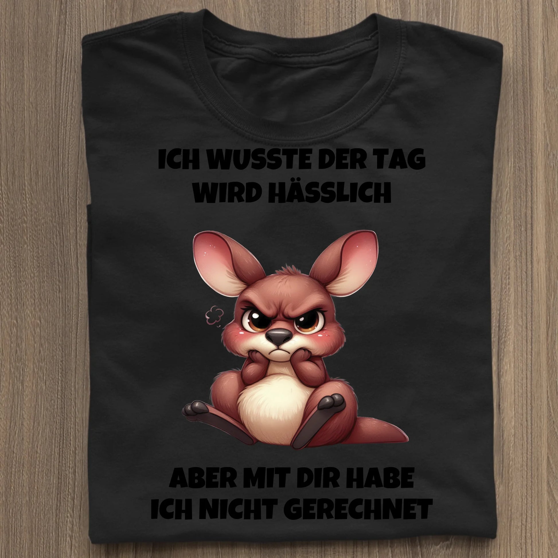 Der Tag wird hässlich - Organic Women's Shirt (personalisierbar) Serena T-Shirt ST ST Black